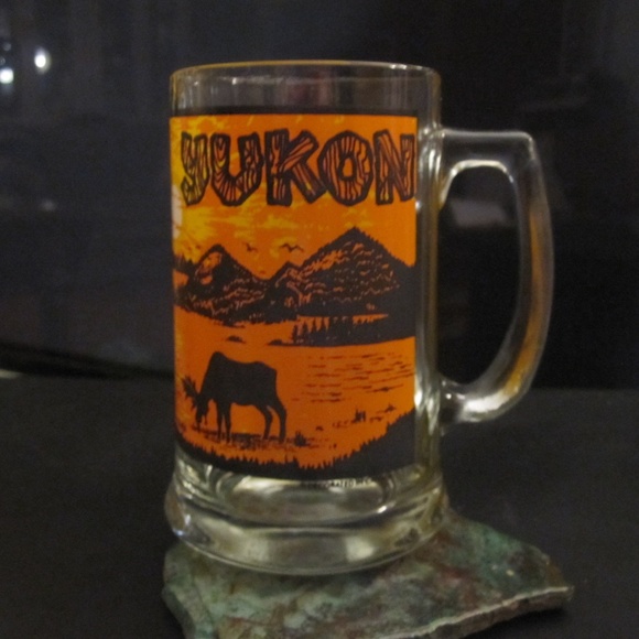 SALE!! Ccready Yukon glass souvenir mug. - Picture 2 of 6